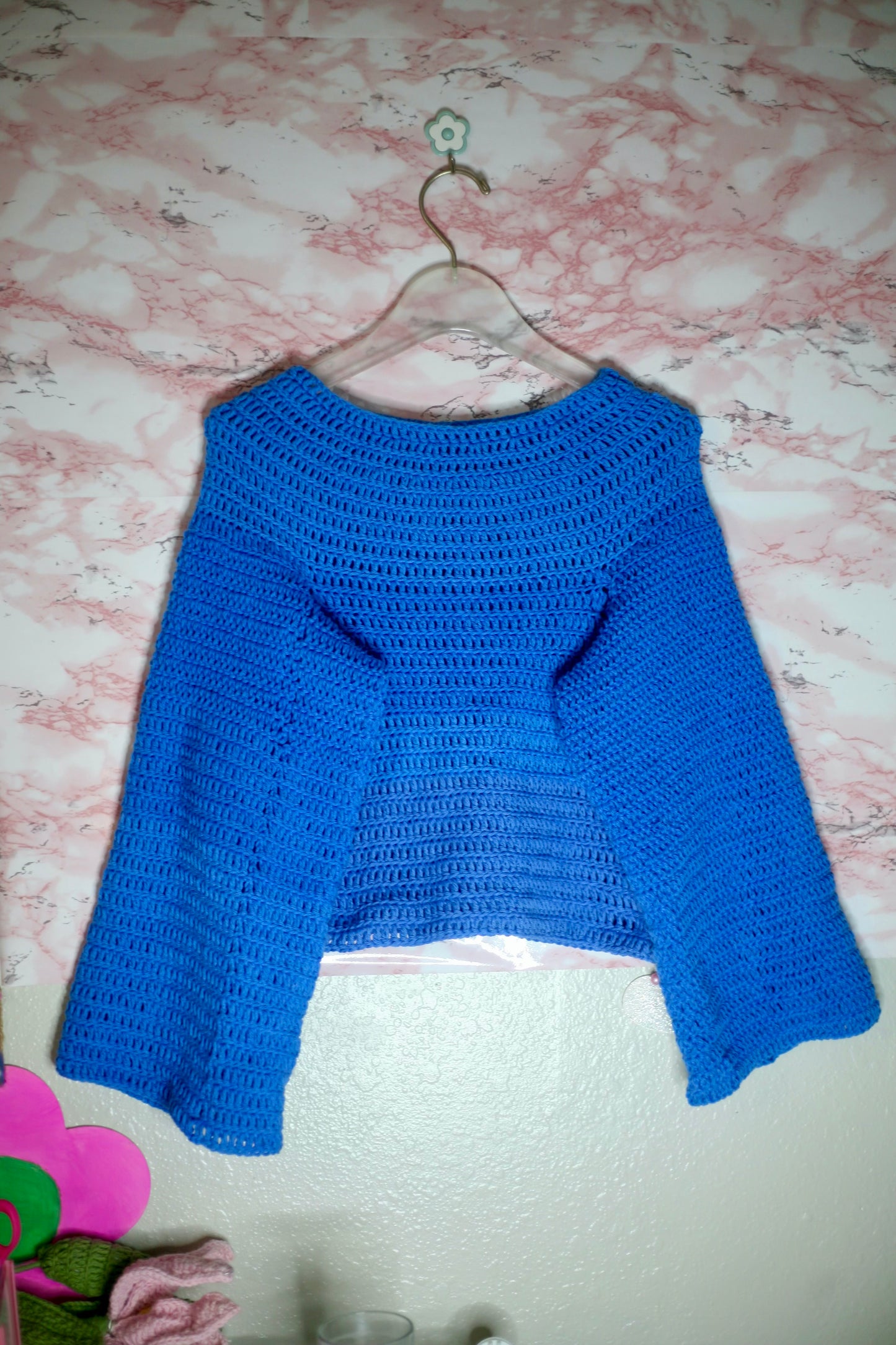 The Shema Oversized Crochet Sweater