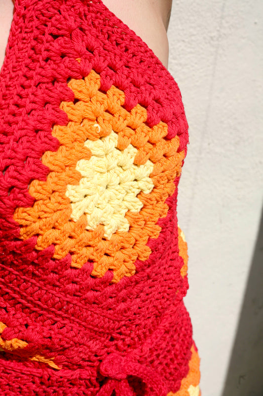 Crochet Holy Spirit Flame Halter Top