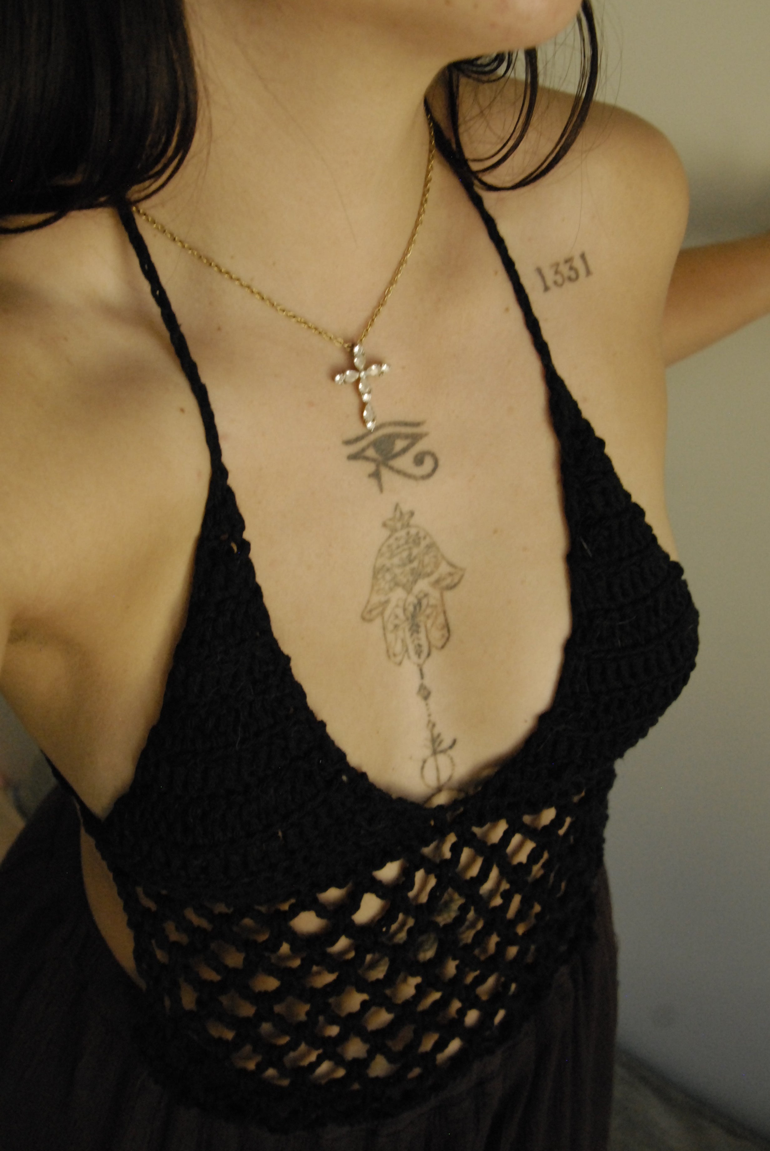 Marola Crochet Halter Top