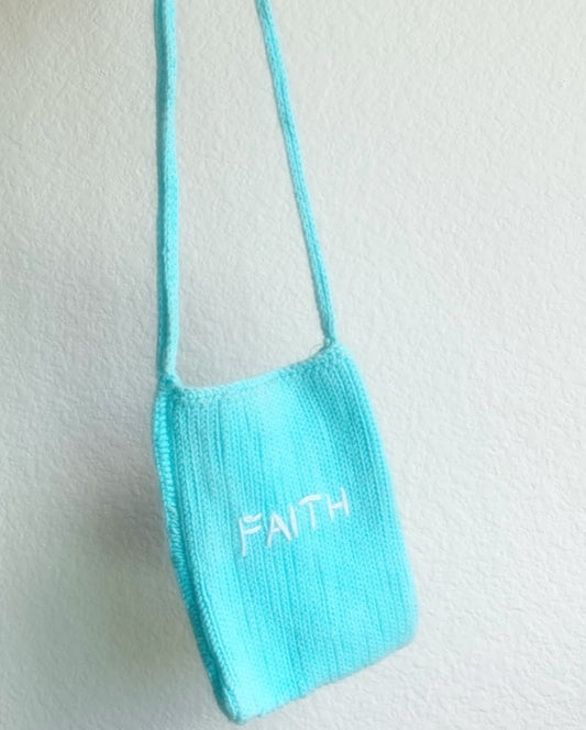 Ephesians 2:8 Small Crochet Bag