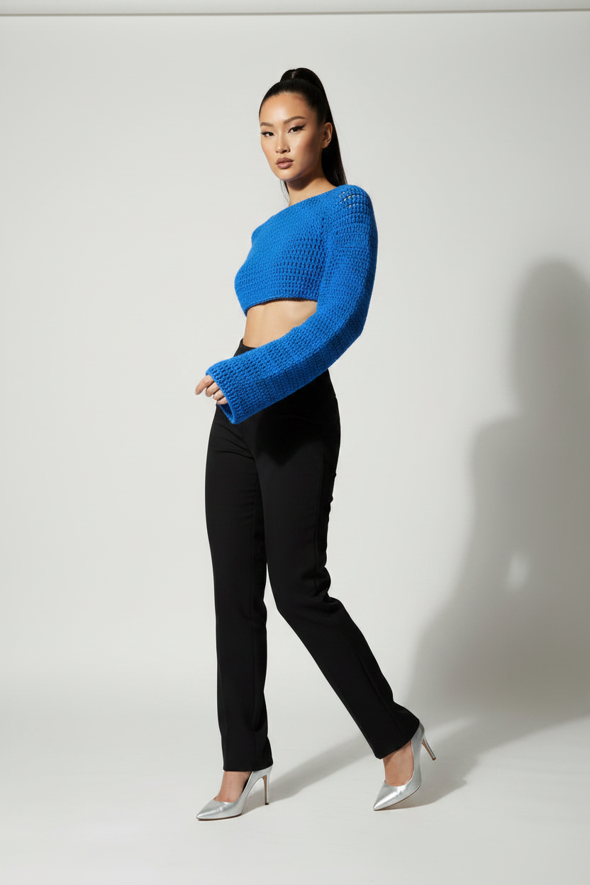 Psalm 146:6 Crochet Oversized Sleeve Shrug
