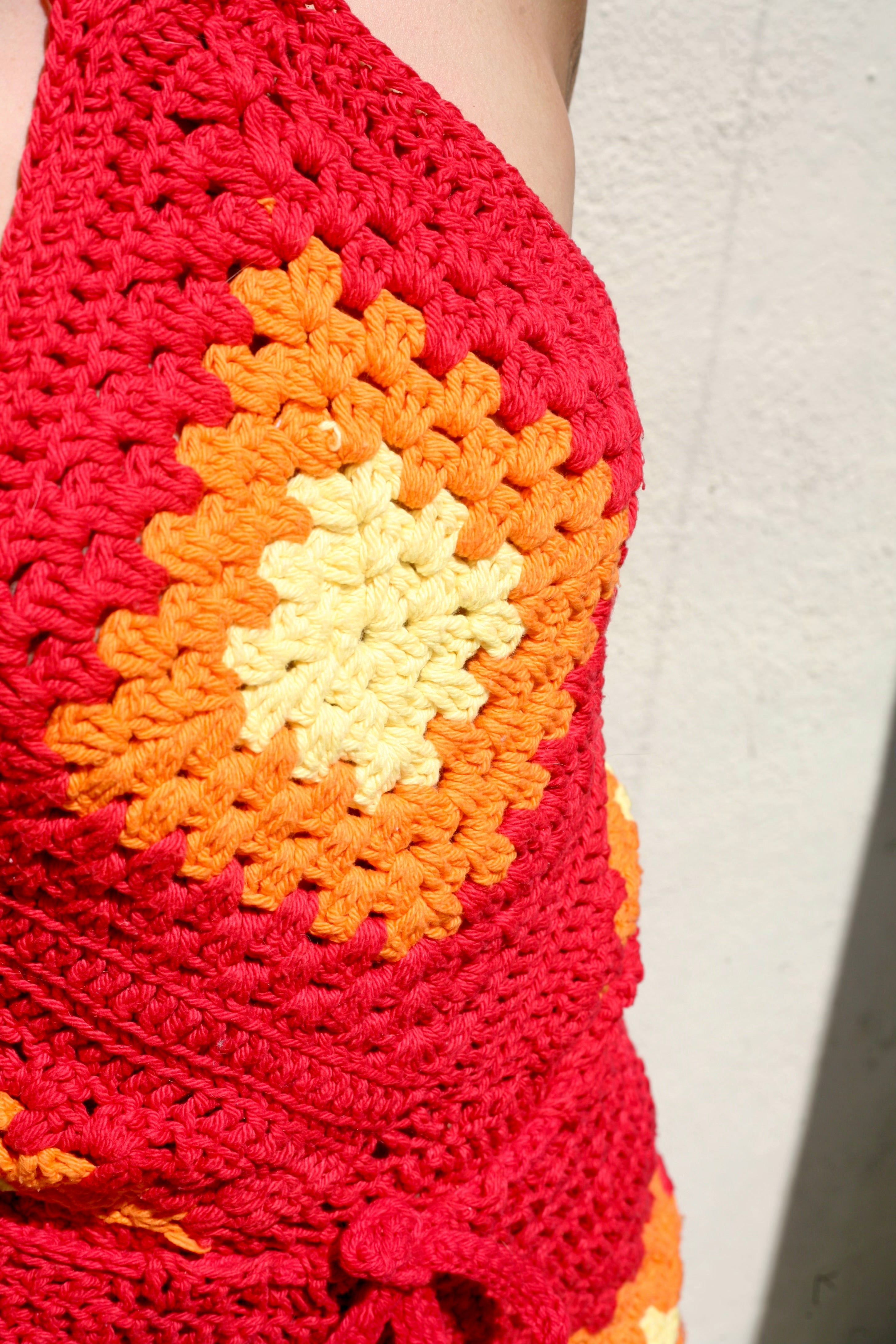 Crochet Holy Spirit Flame two piece Set