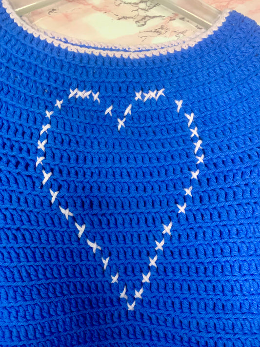 The Shema Oversized Crochet Sweater