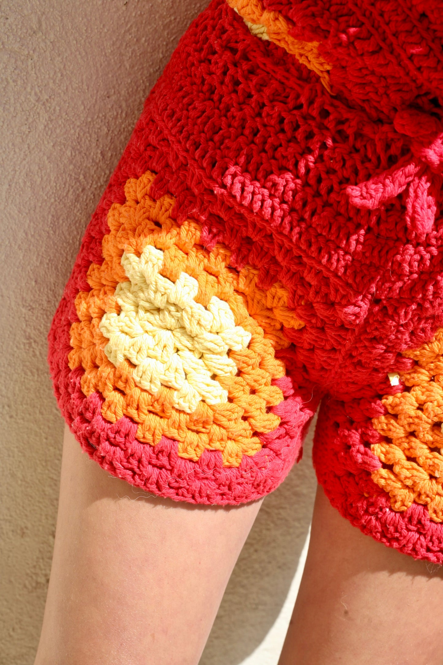 Crochet Holy Spirit Flame two piece Set