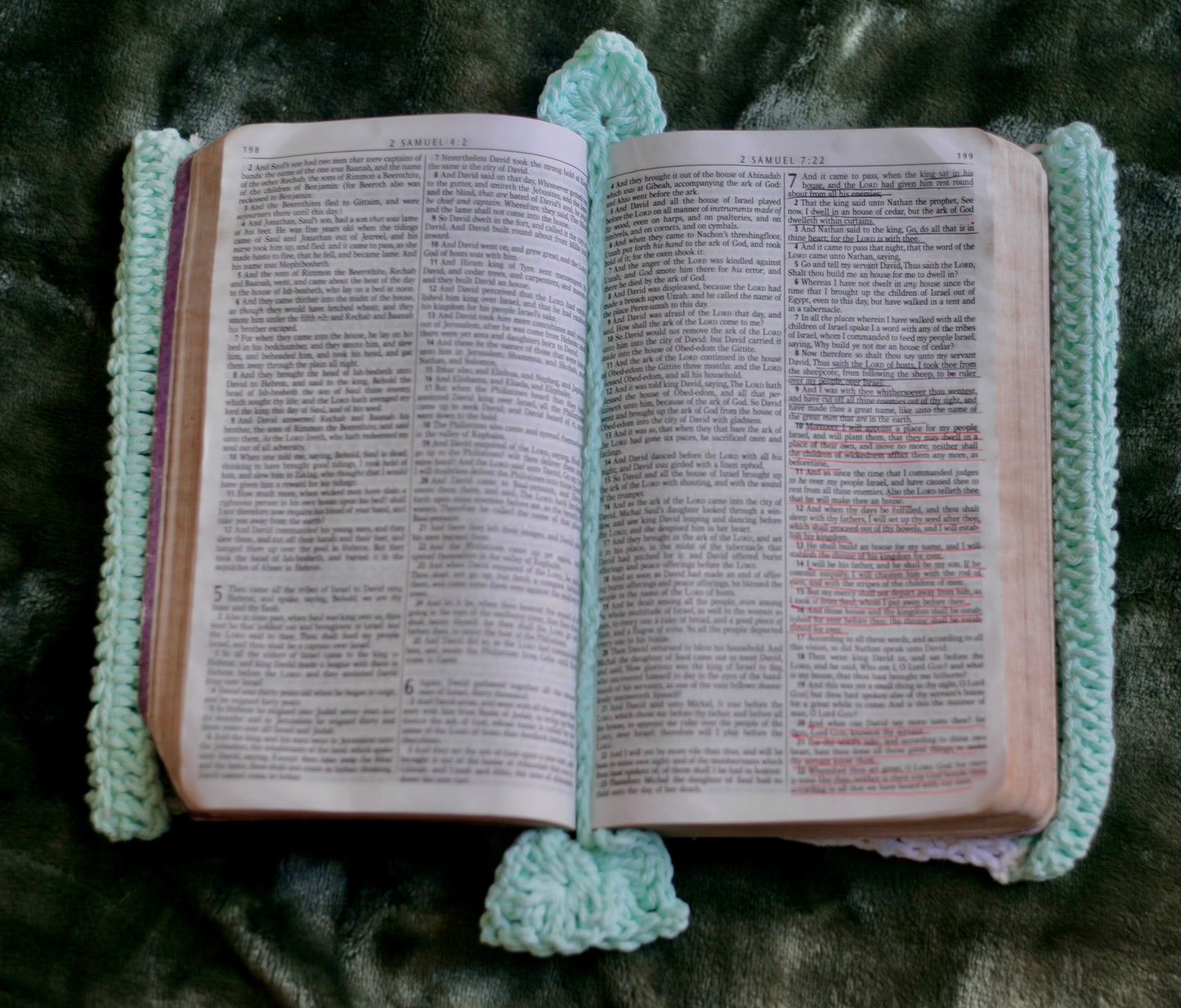 Vine Crochet Bookmark