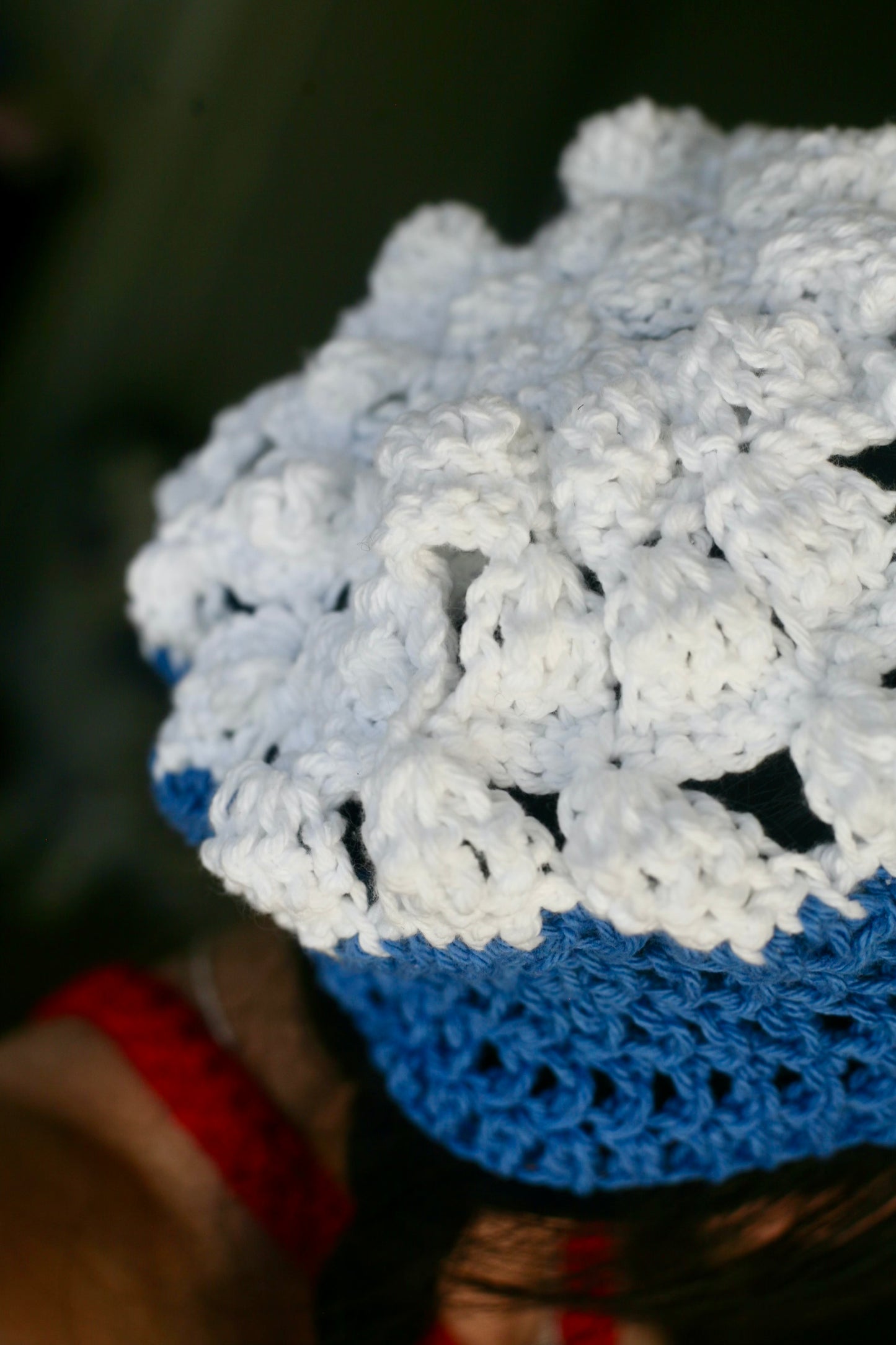 The Ocean Creation Crochet Beret Hat