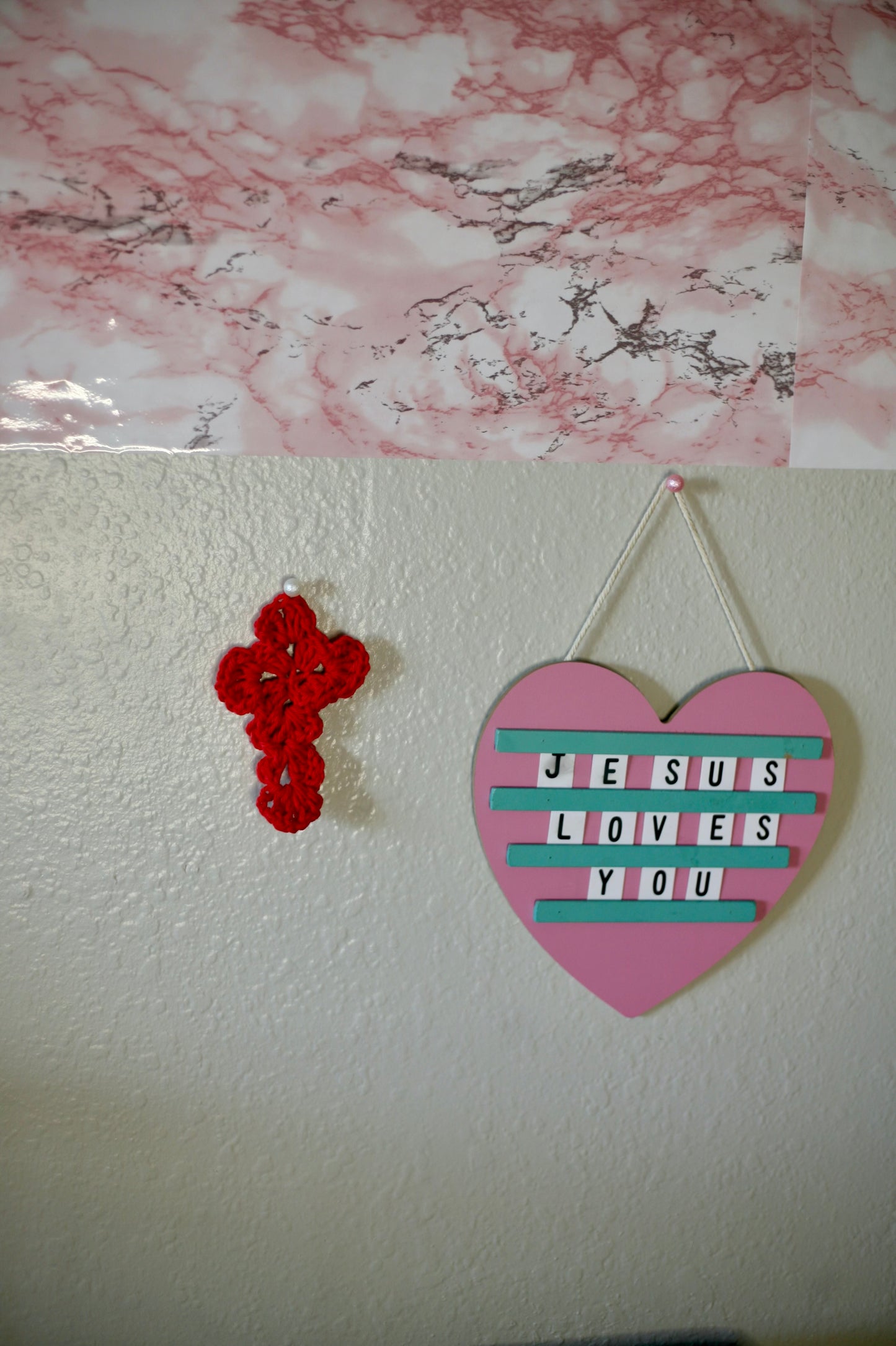 Crochet Cross Wall Hanger