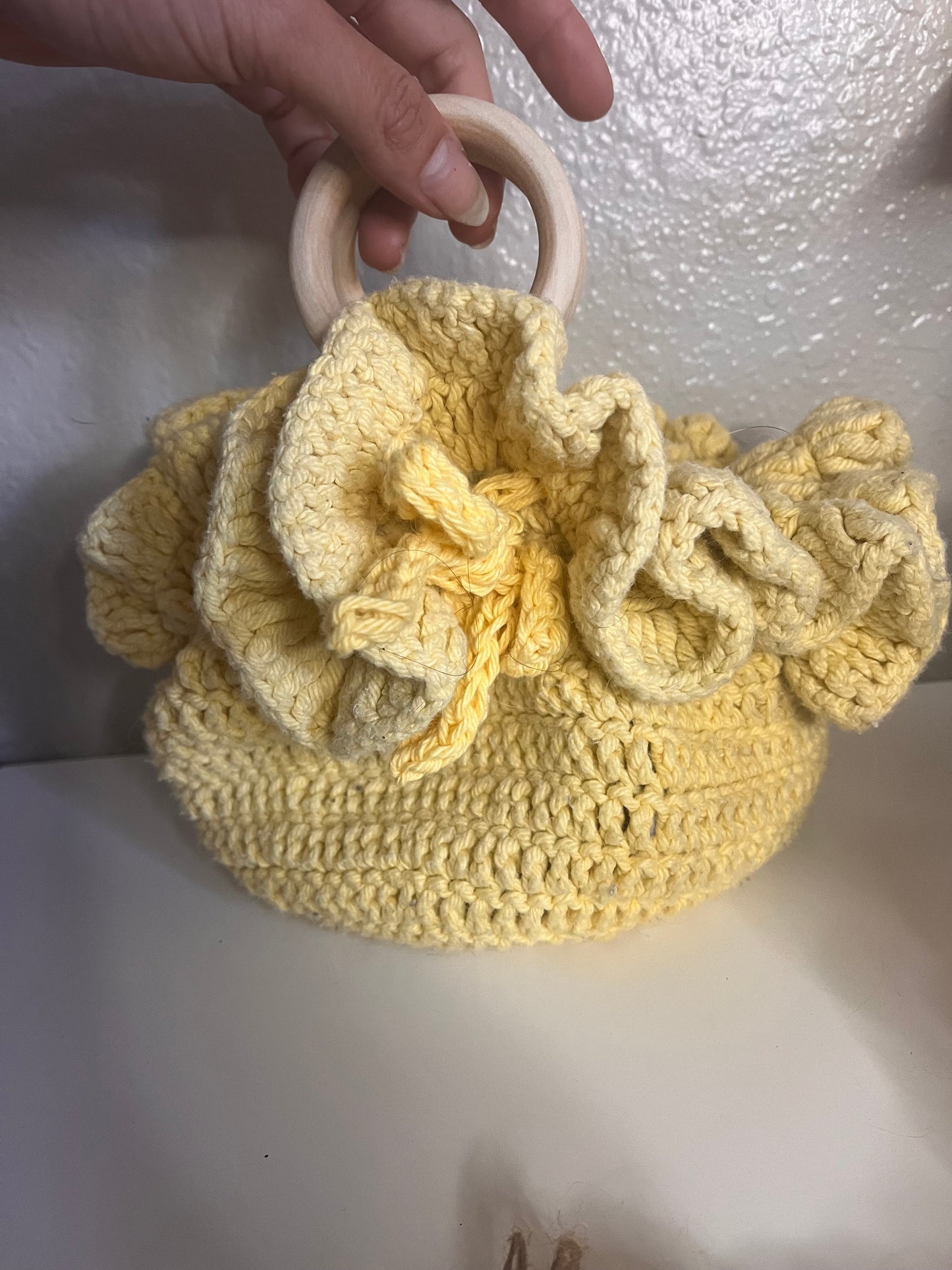 The Crochet Petal Handbag