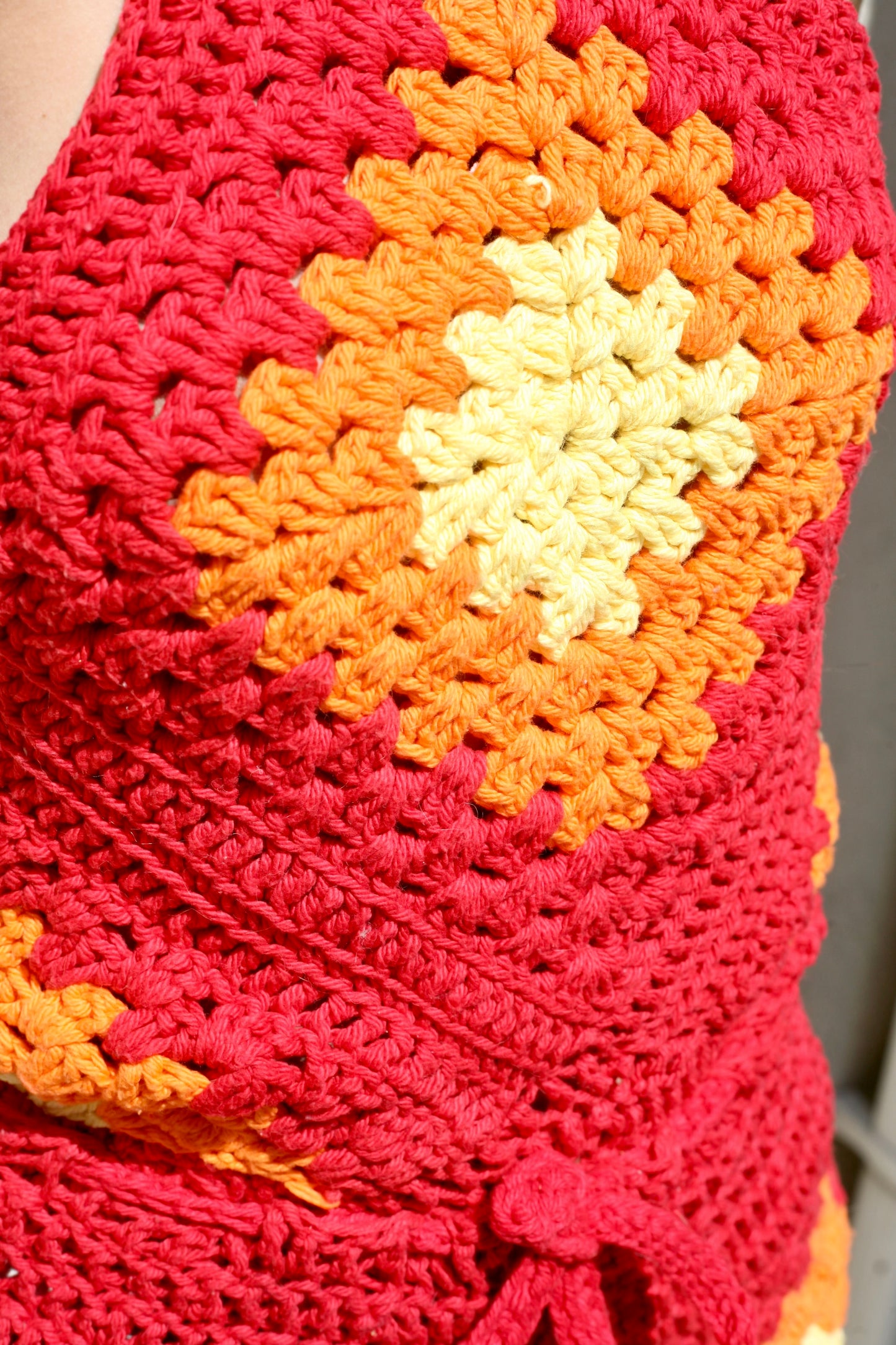 Crochet Holy Spirit Flame two piece Set