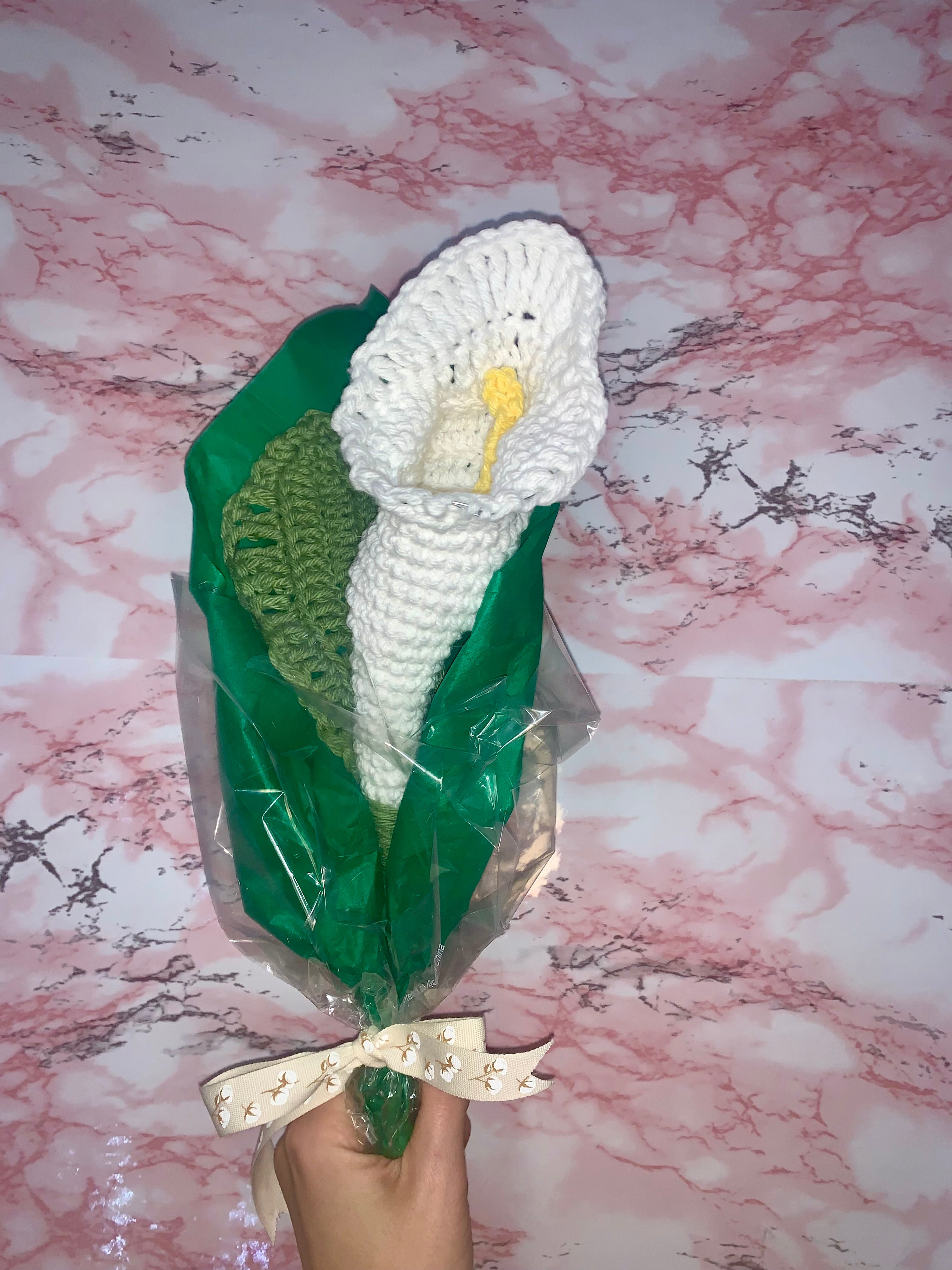 Calla Lily all'uncinetto, fiore per sempre