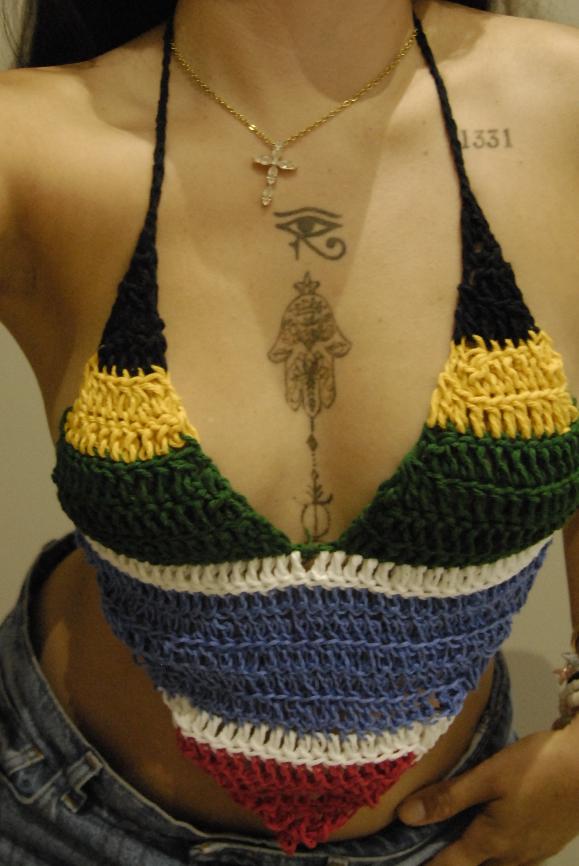 South Africa Crochet Halter Top