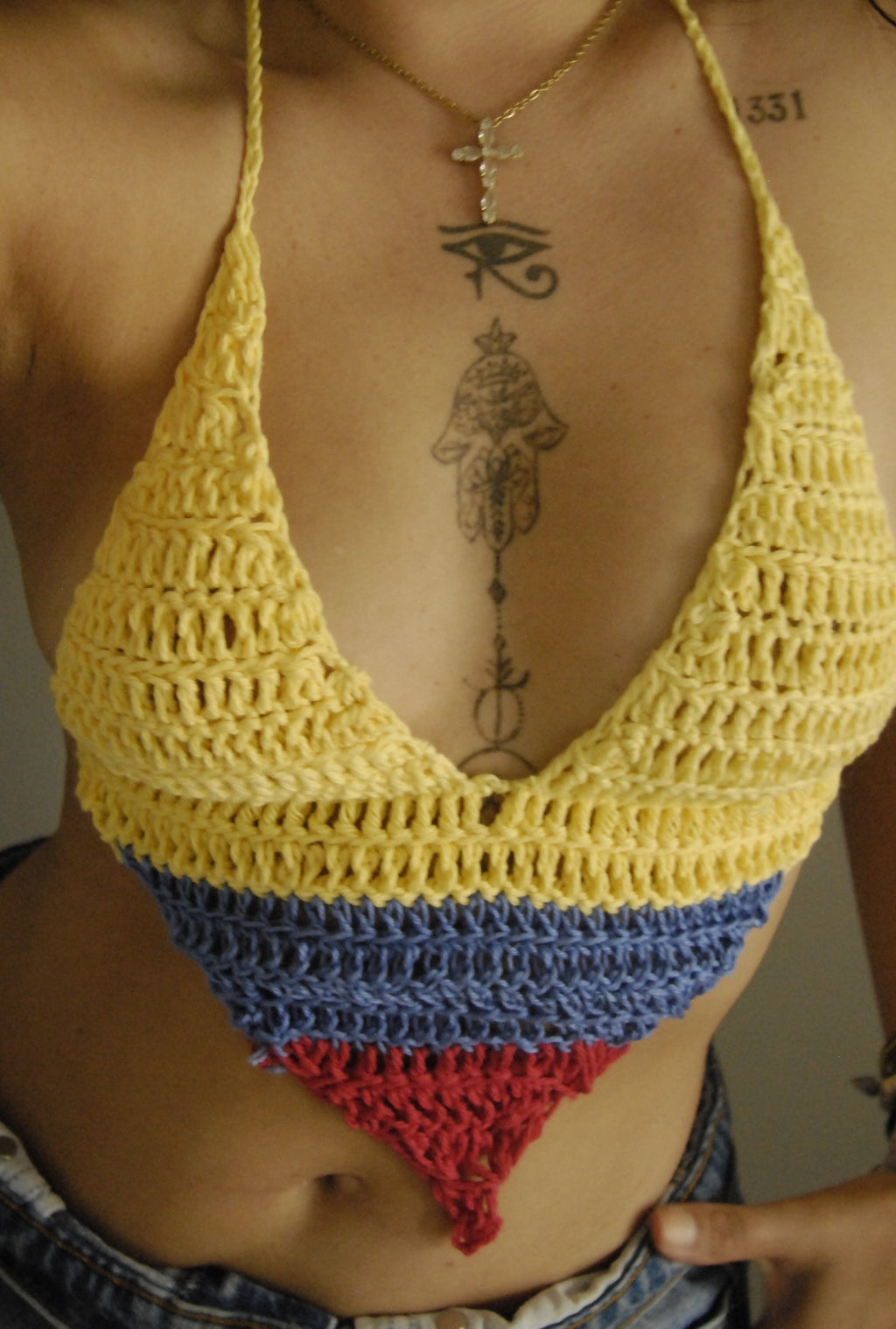 Colombia Crochet Halter Top