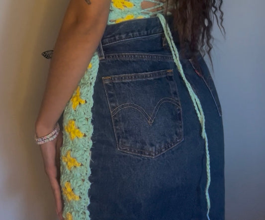 Growing in Glory Denim two piece