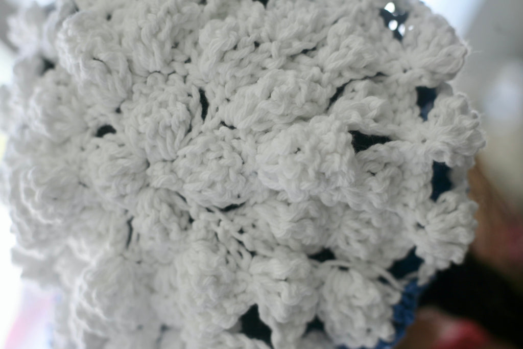 The Ocean Creation Crochet Beret Hat