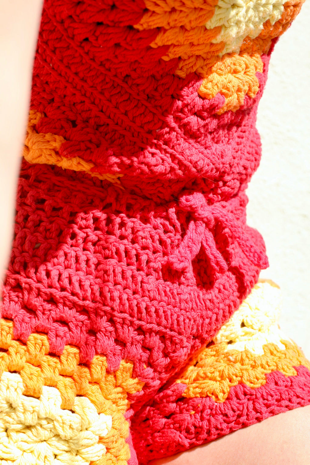Crochet Holy Spirit Flame two piece Set