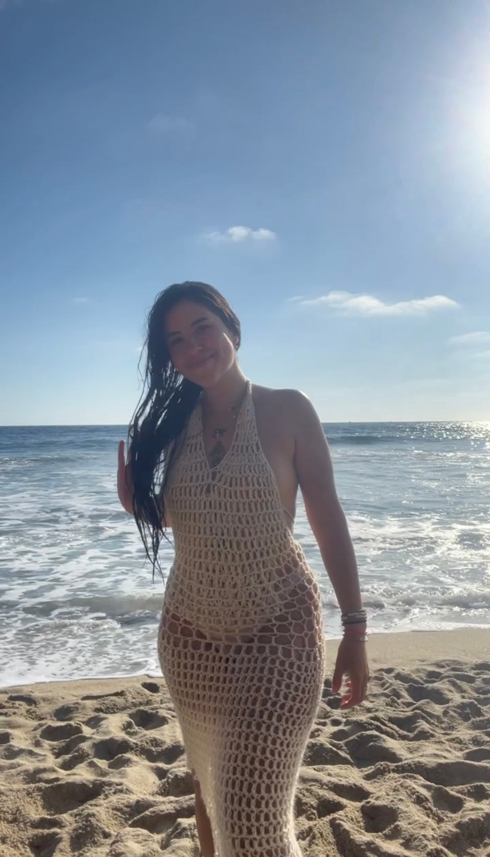 Multiplied Crochet Maxi Dress