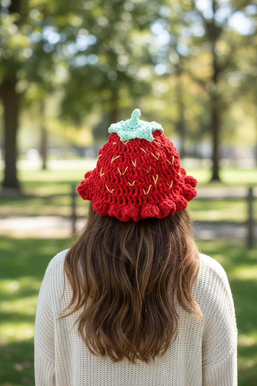 Berry Blessed Ruffle Hat