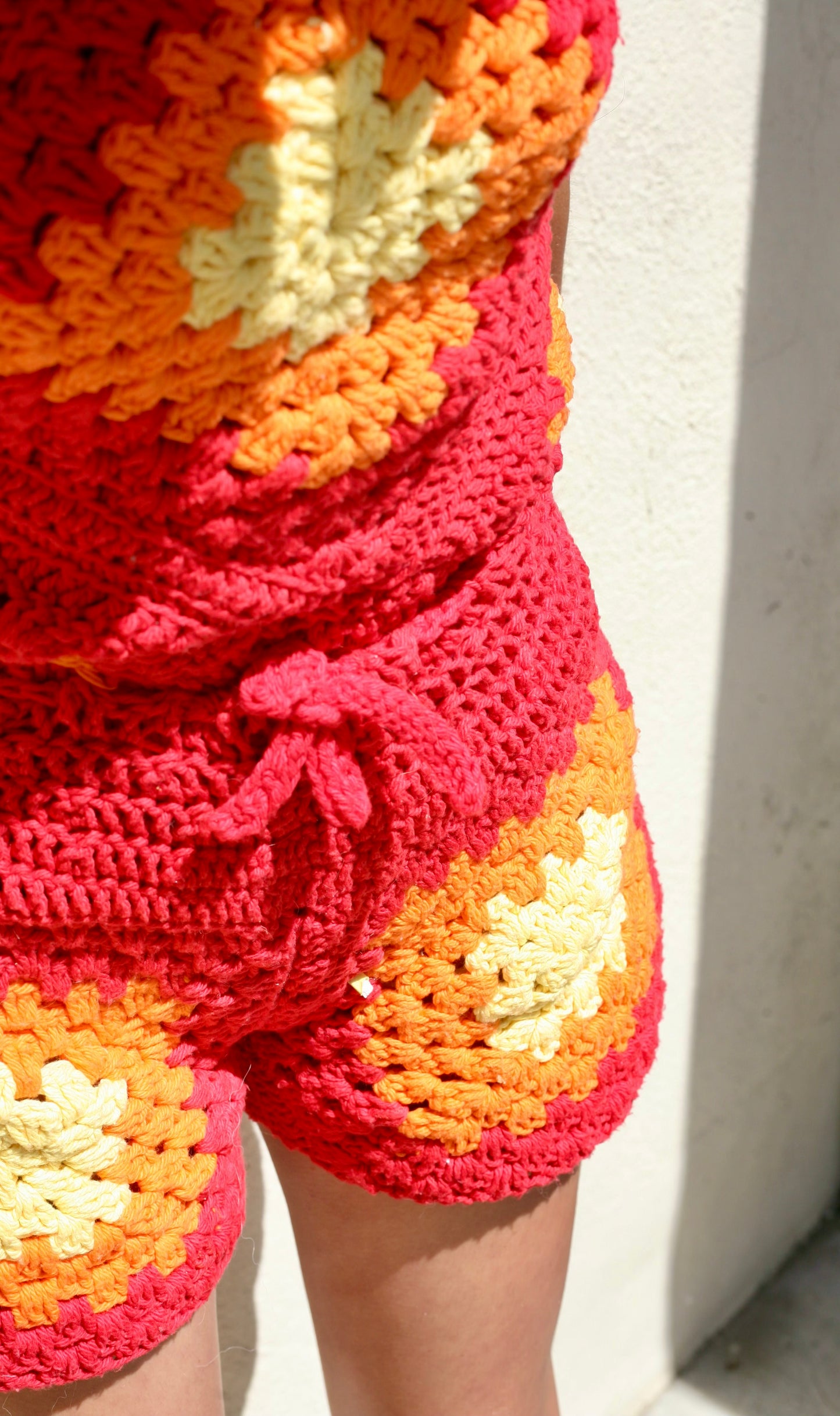 Crochet Holy Spirit Flame two piece Set