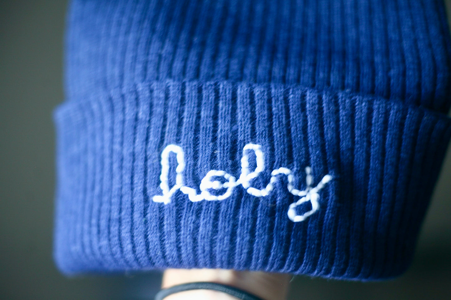 Hand Embroidered Holy Beanie