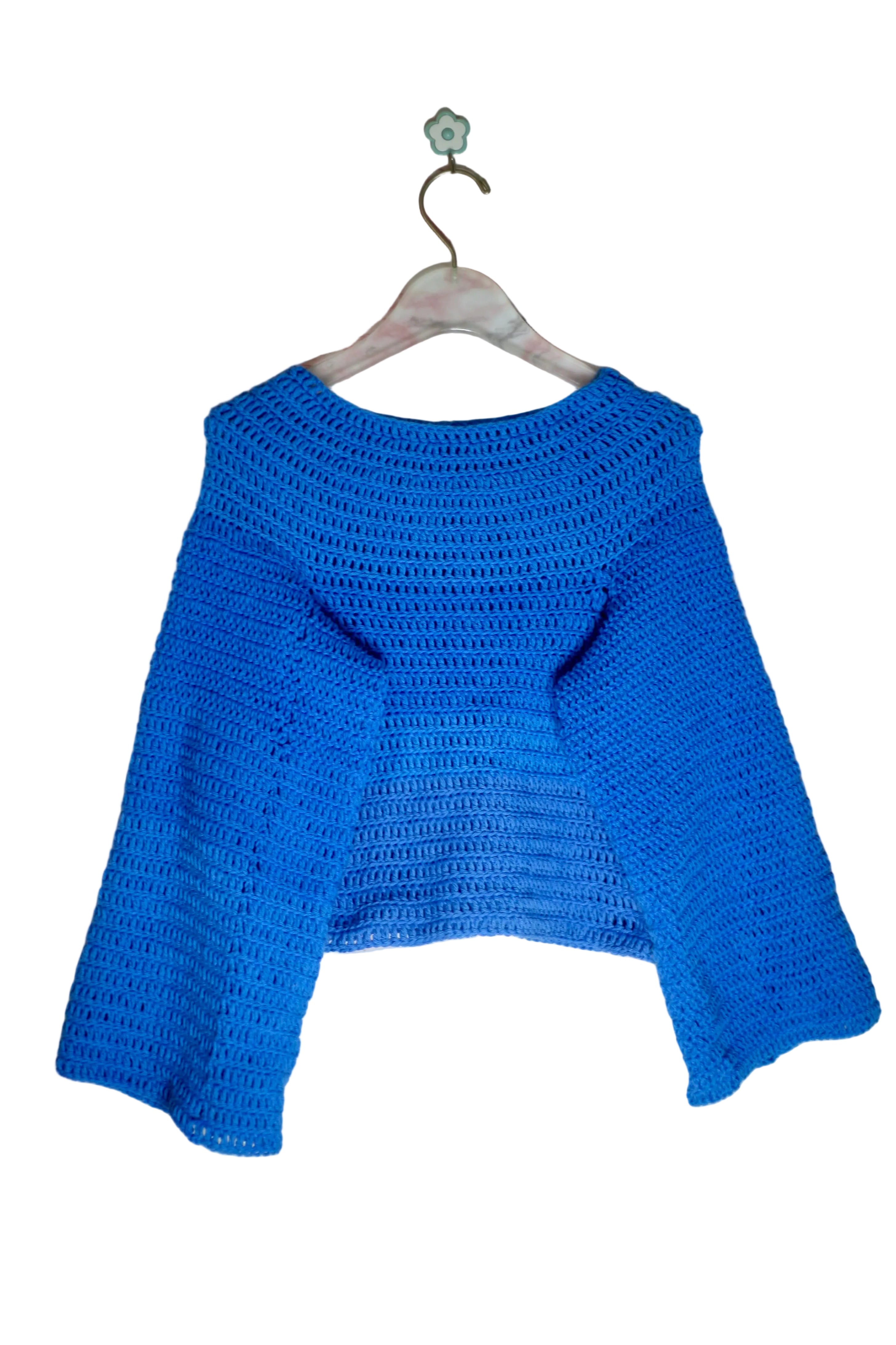 The Shema Oversized Crochet Sweater