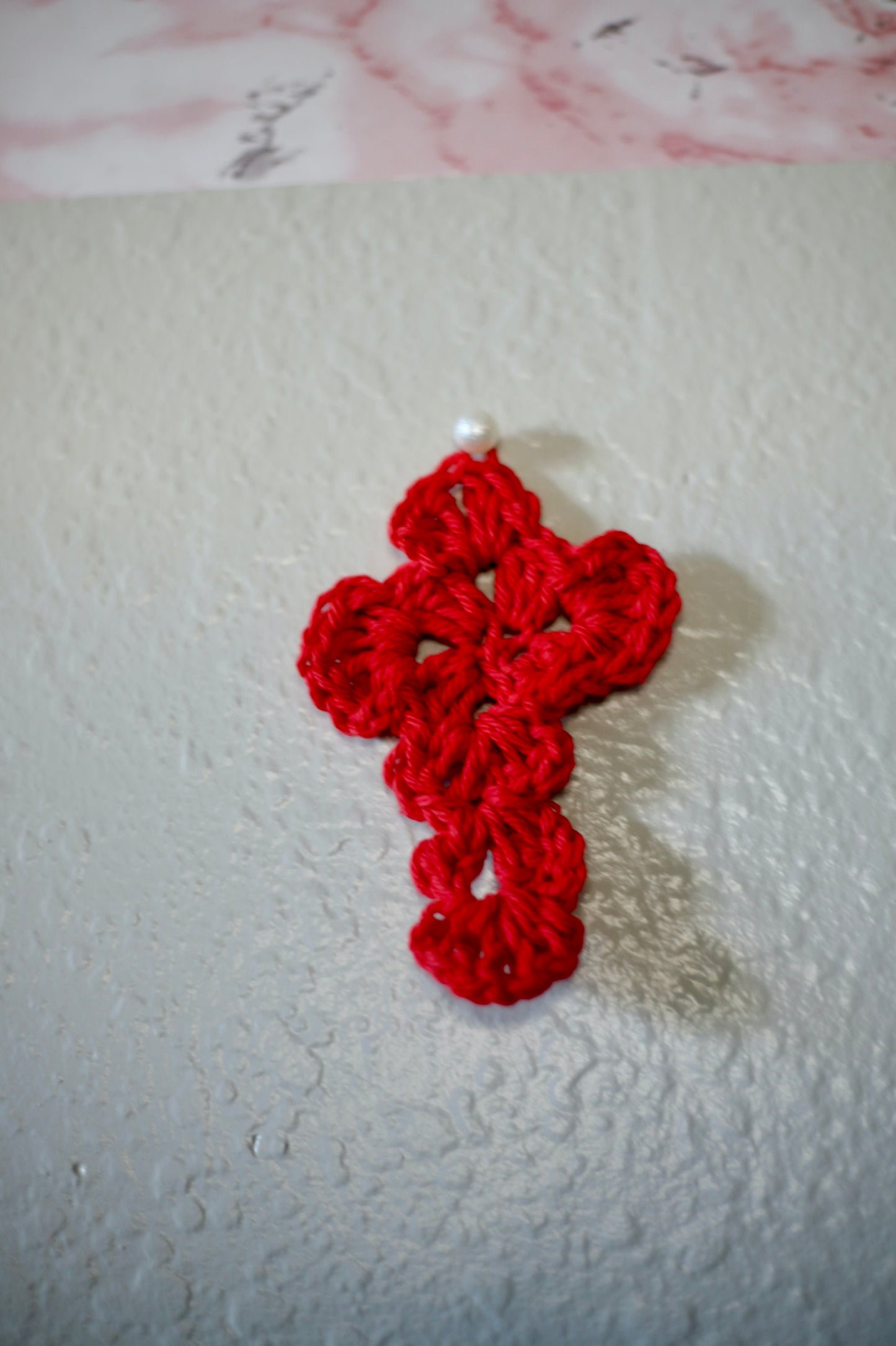 Crochet Cross Wall Hanger