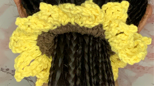 Sunflower Scrunchie