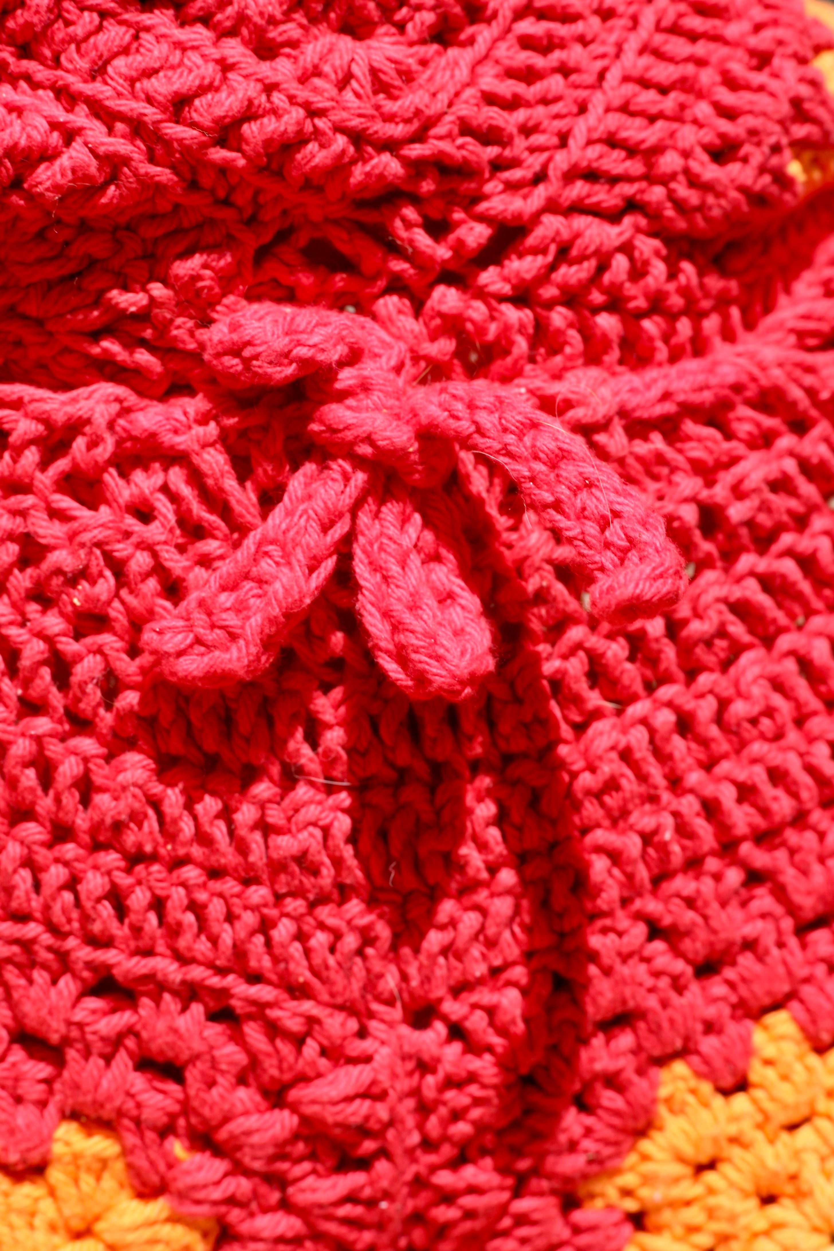 Crochet Holy Spirit Flame two piece Set