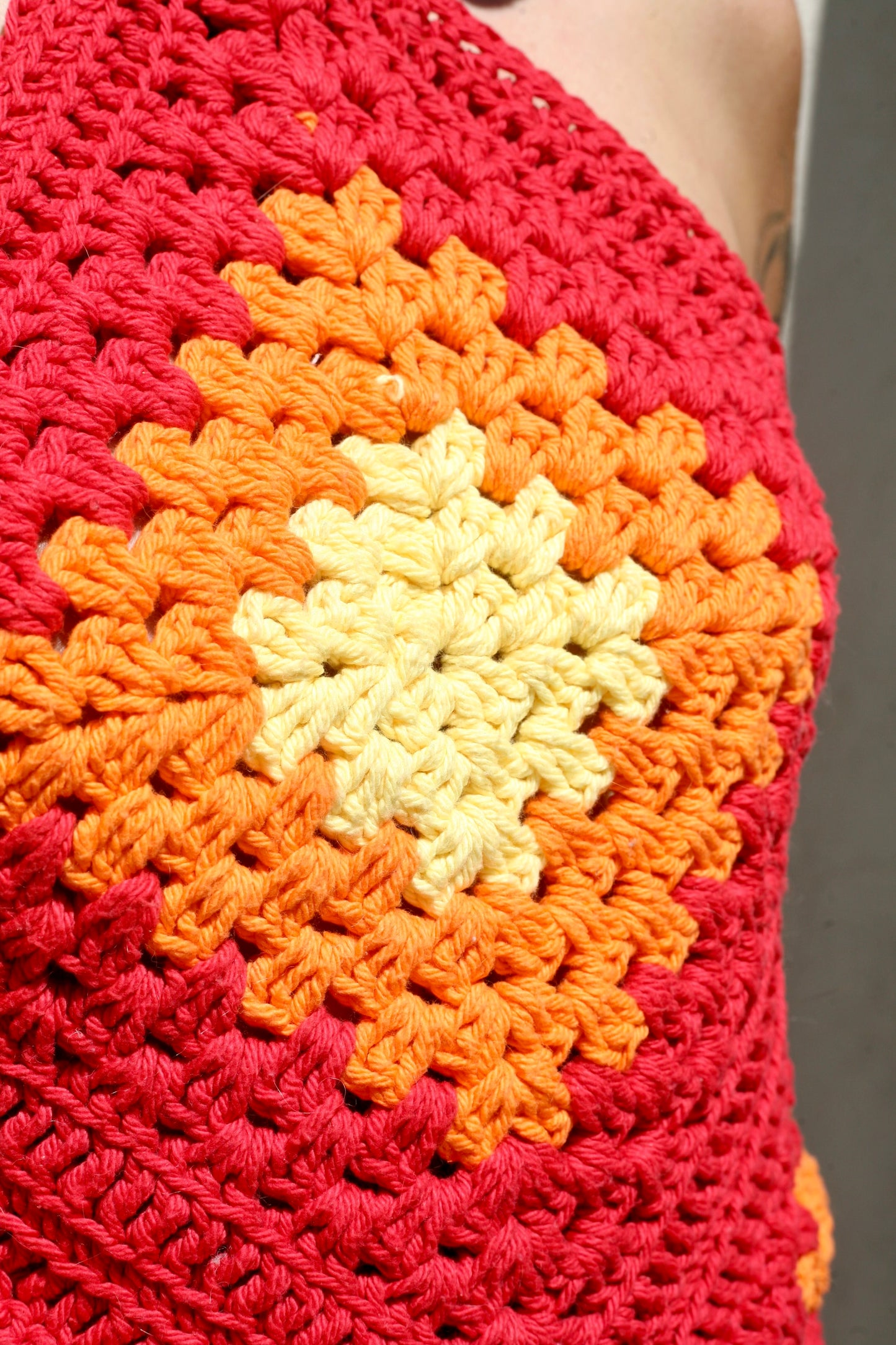 Crochet Holy Spirit Flame Halter Top