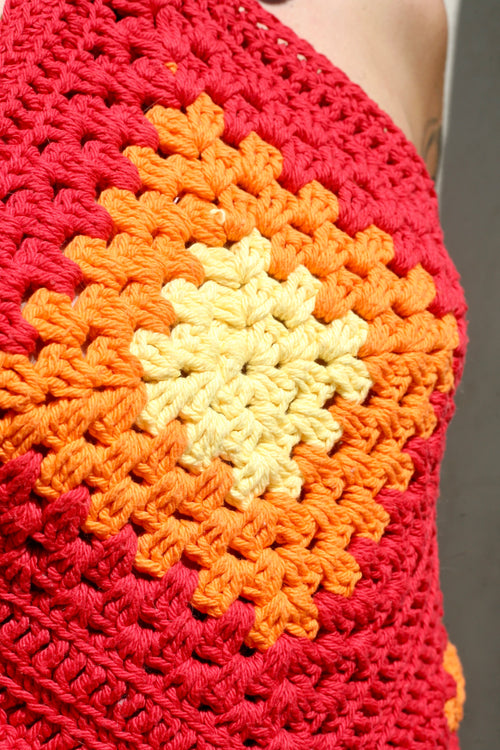 Crochet Holy Spirit Flame Halter Top