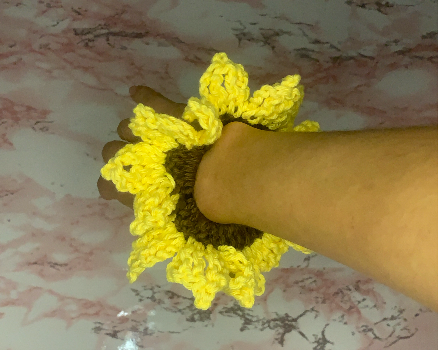 Sunflower Scrunchie