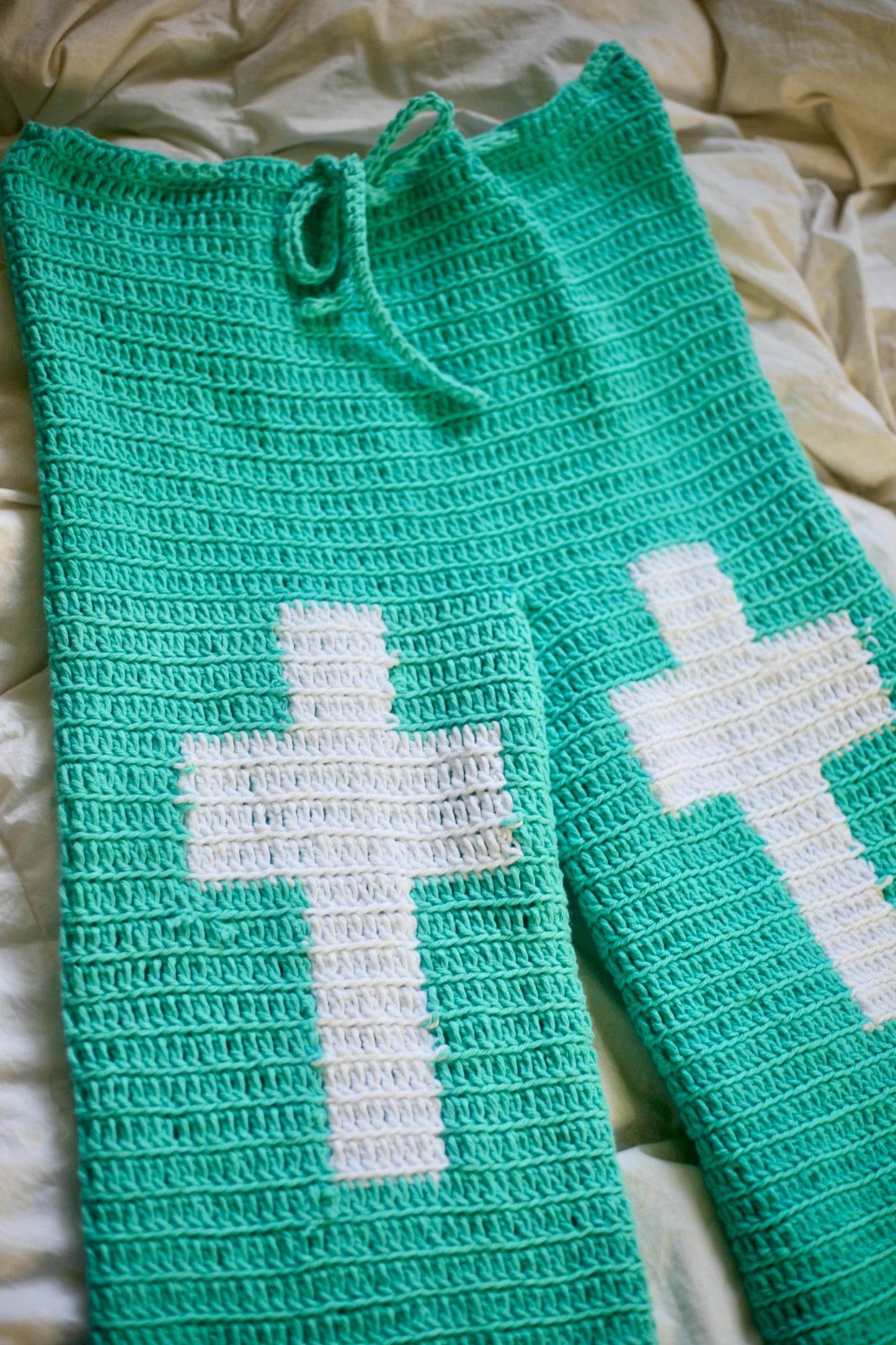 Matthew 16:24 Crochet Pants