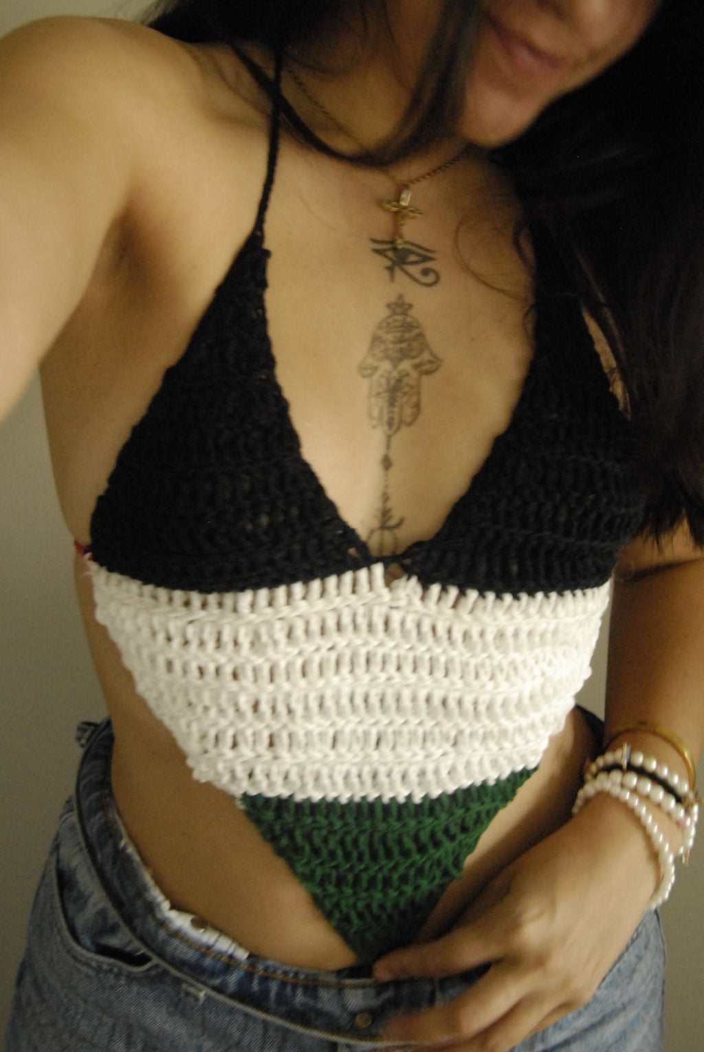 Jordan Crochet Halter Top