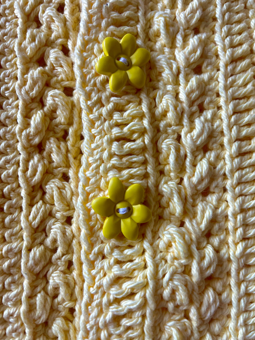 The Harvest Crochet Buttoned Top - Woman’s