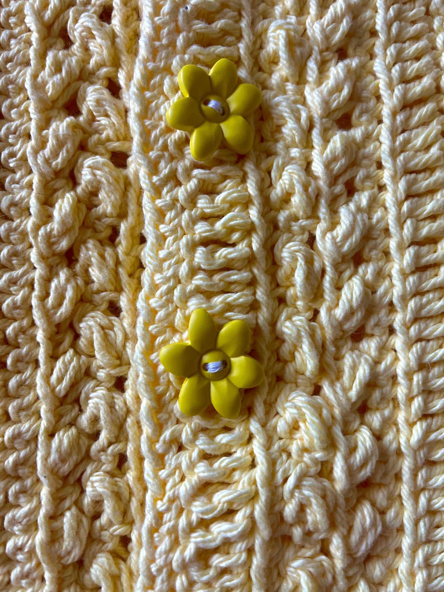 The Harvest Crochet Buttoned Top - Woman’s