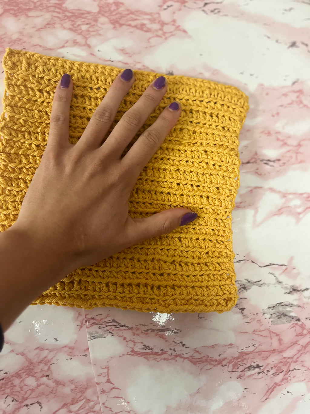 Crochet Hand Towel Pattern