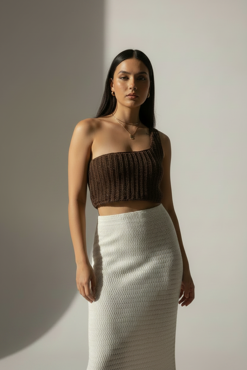 Fertile soil One-Shoulder Top- Woman’s