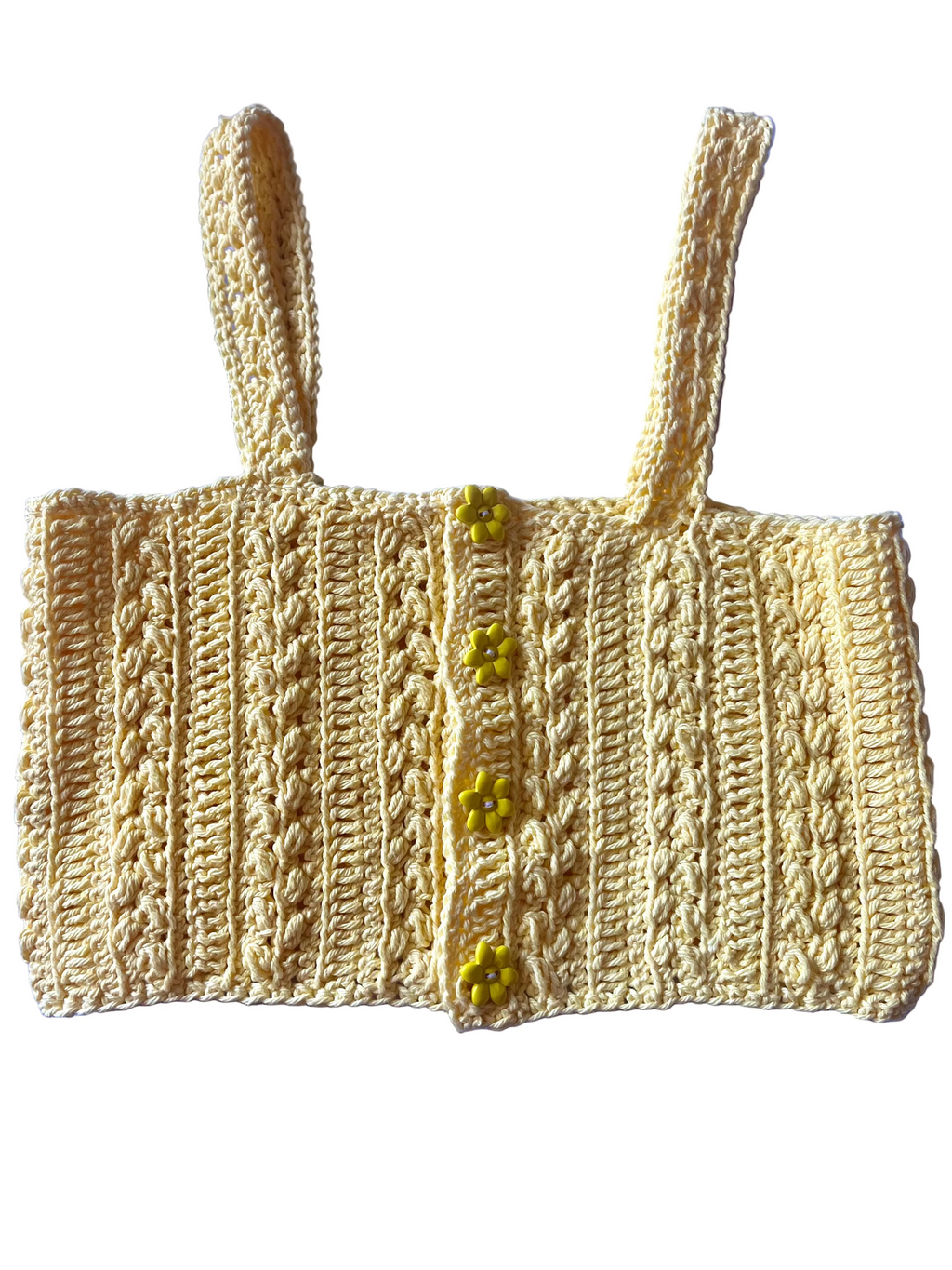 The Harvest Crochet Buttoned Top - Woman’s