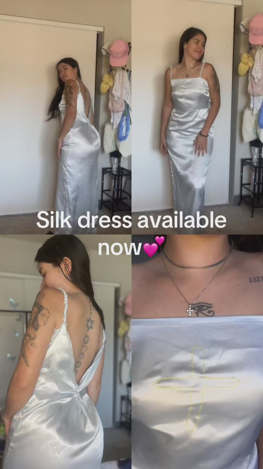 Heavens Embrace Silk Dress